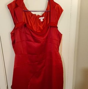 Red New York and Co dress